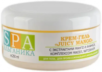 АЛЬГАНИКА. Крем-гель для тела «Juicy Mango» 250мл. с экстрактами манго и ананаса, комплексом масел, хитозаном купить в Омске
